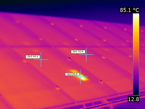 Fotoltaico termografia moduli 1 - Sciacca e Partners